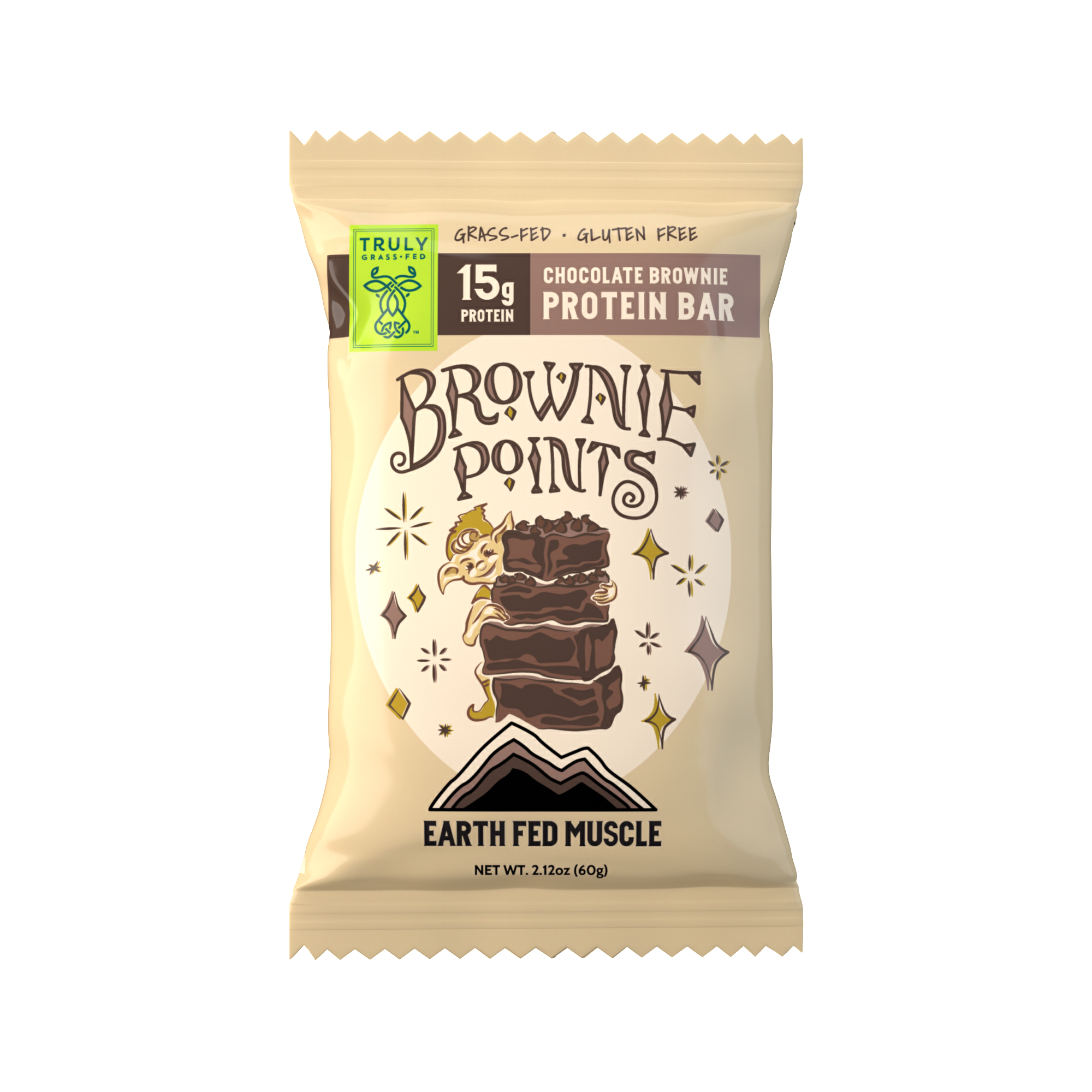 Chocolate Brownie Grass Fed Whey Protein Bars