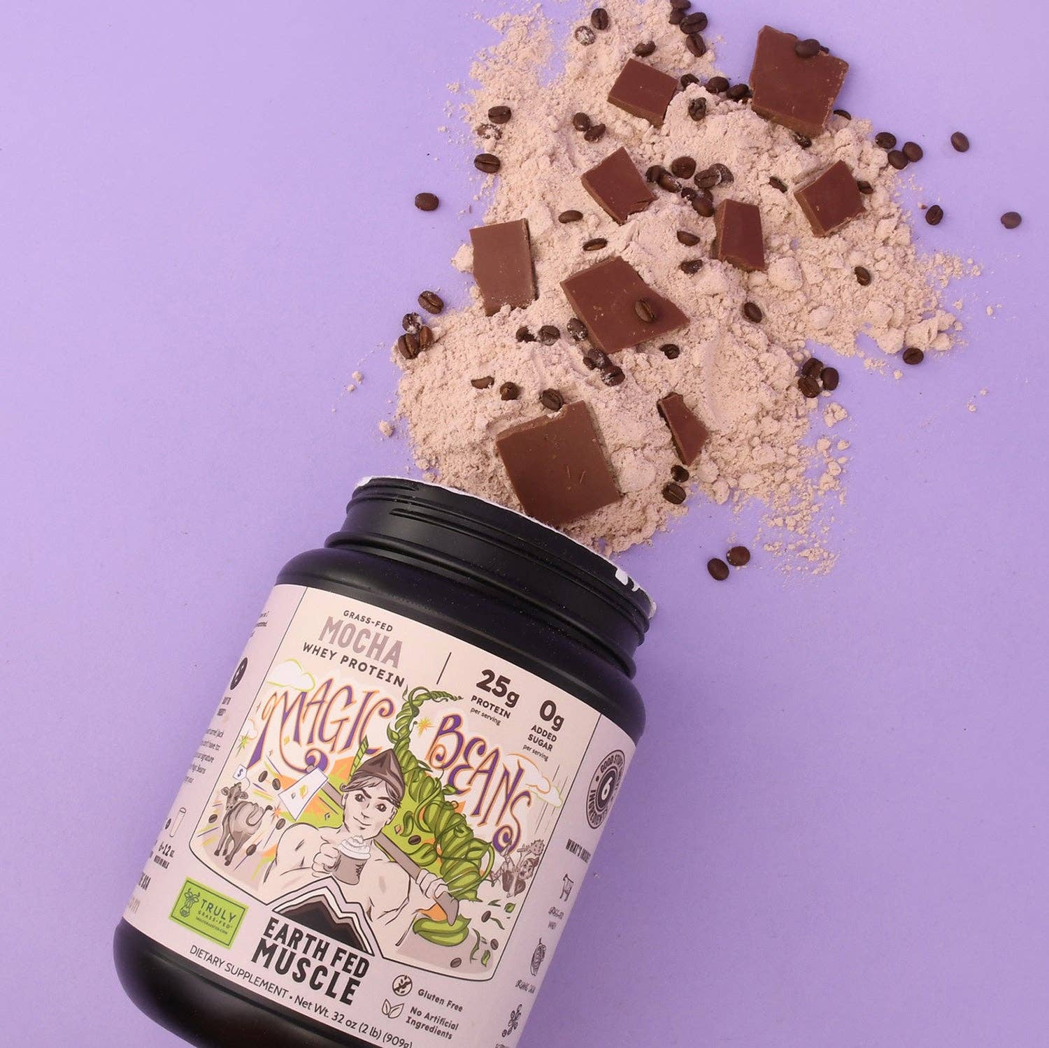 Magic Beans Mocha Grass-Fed Whey Protein