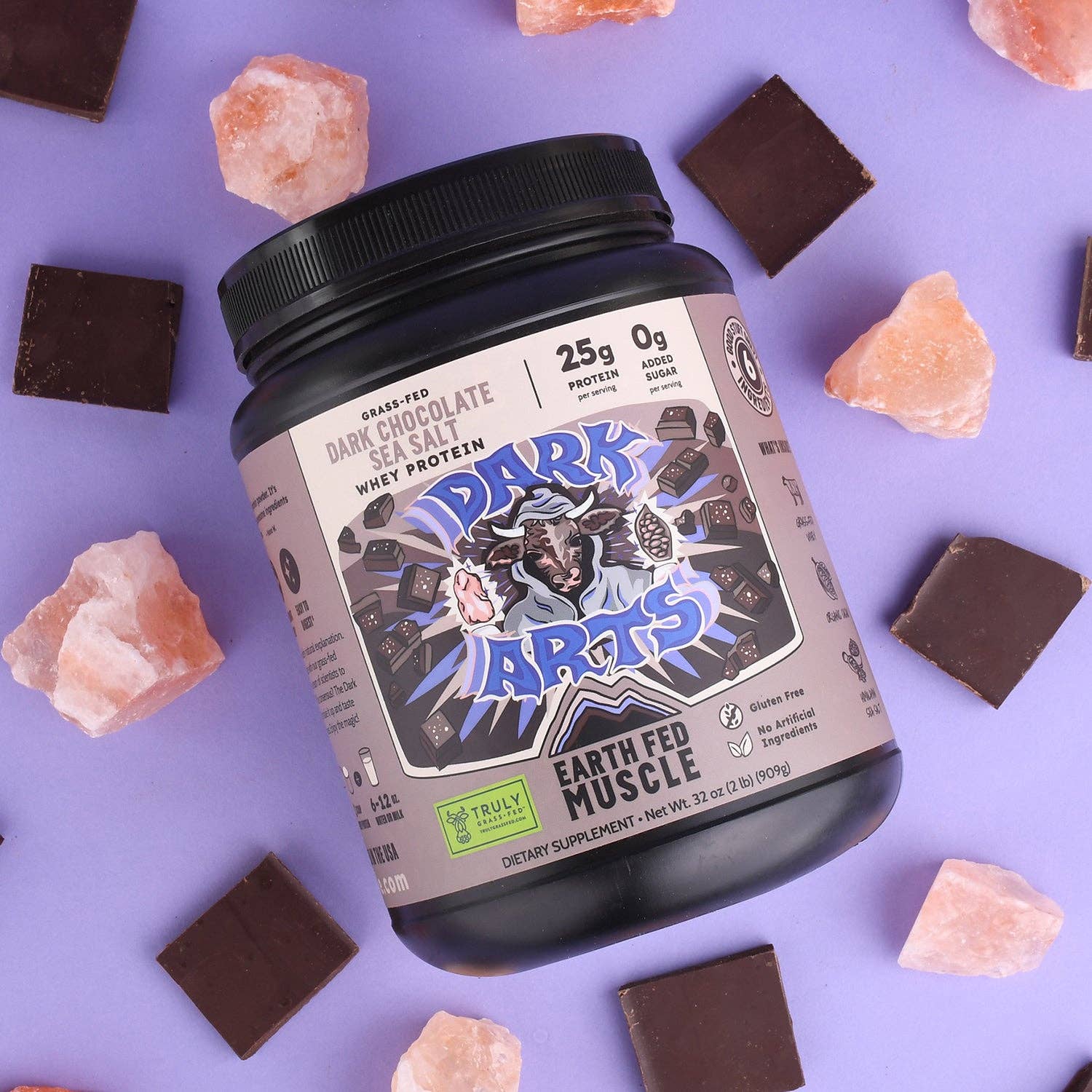 Dark Arts Salted Chocolate Grass-Fed Whey Protein