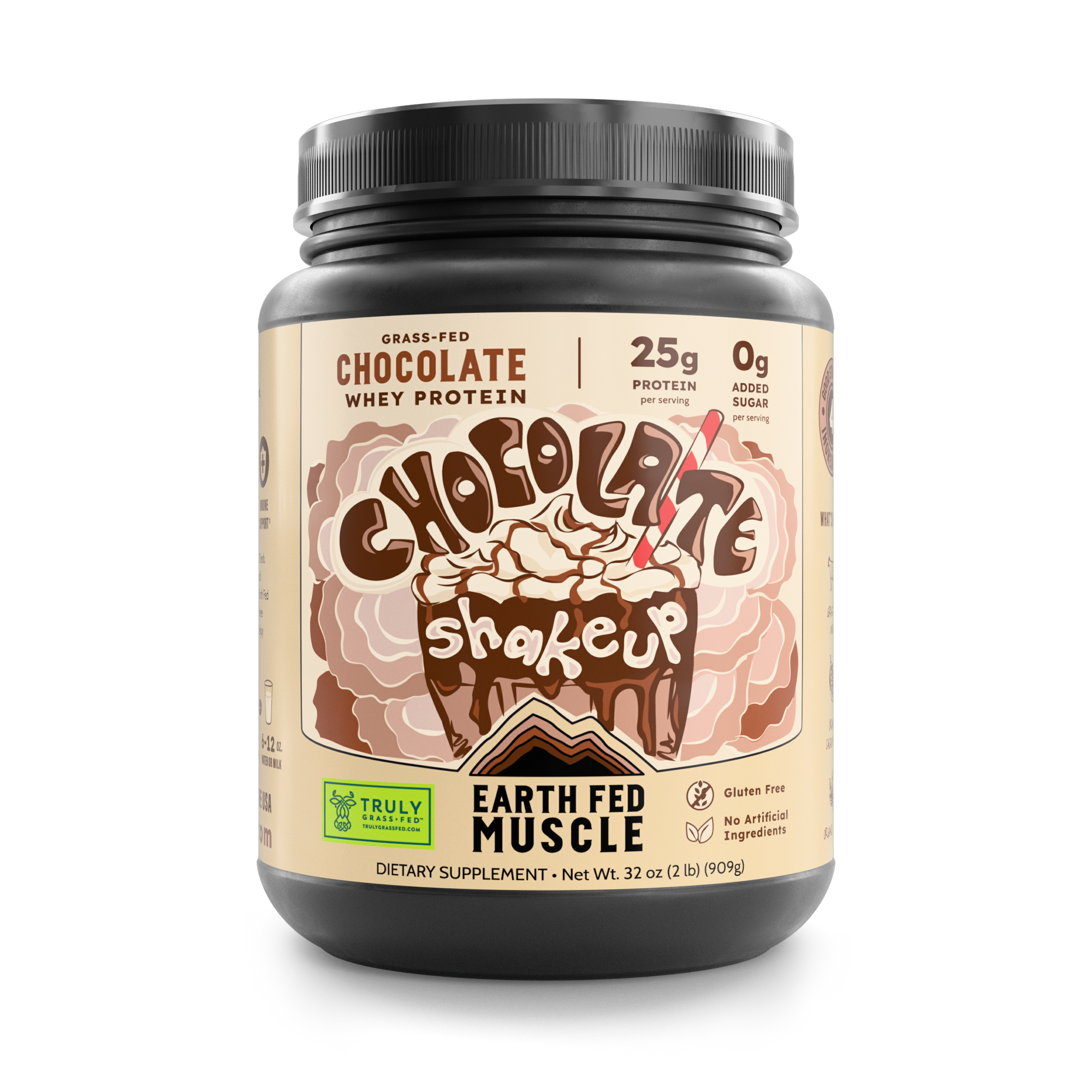 Chocolate Shakeup Chocolate Grass-Fed Whey Protein