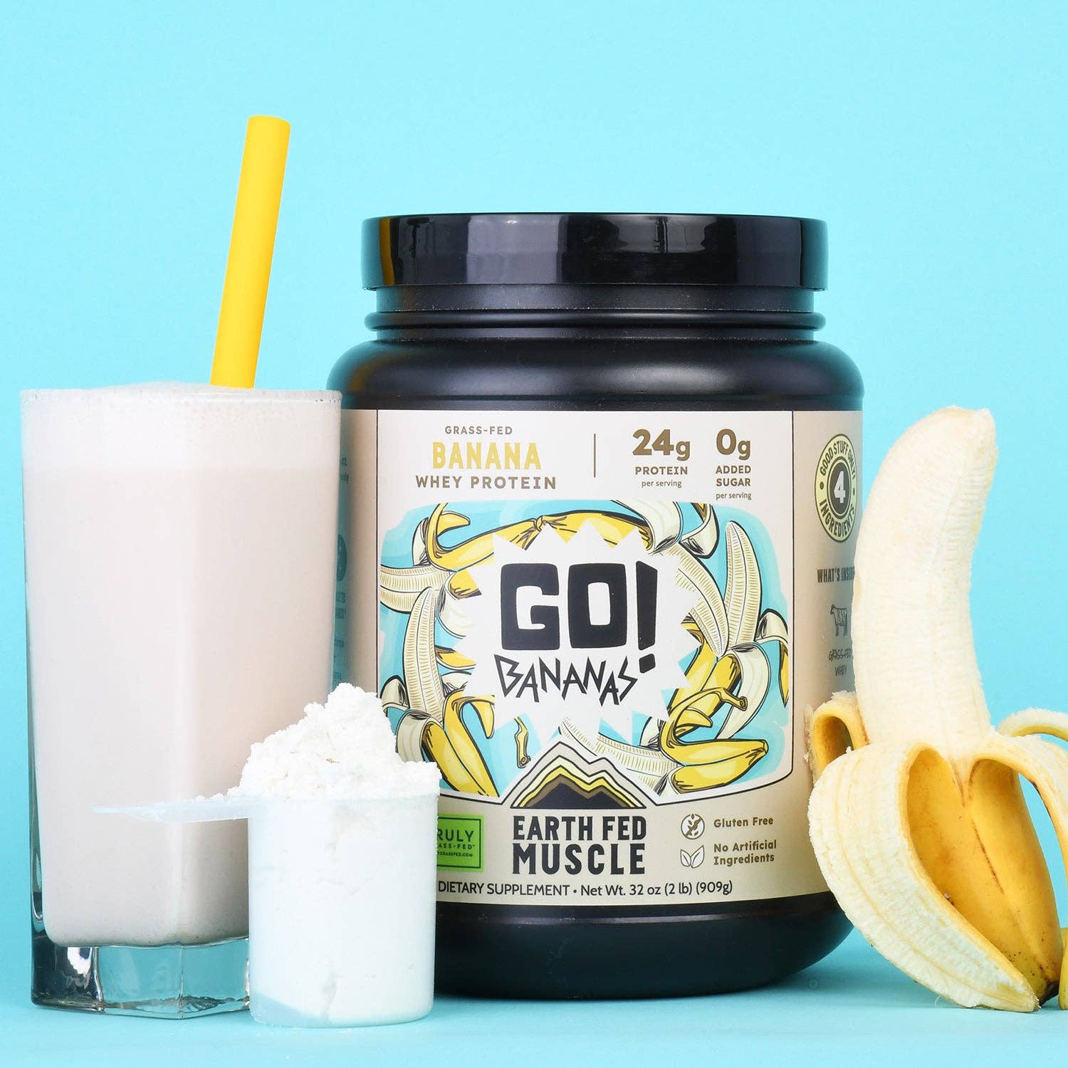 Go! Bananas Grass-Fed Whey Protein