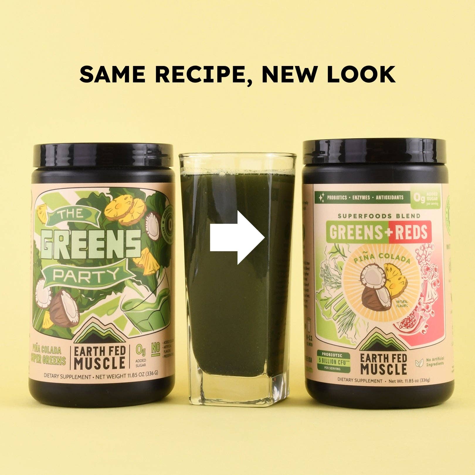Greens + Reds Superfoods Blend Piña Colada (formerly known as The Greens Party)