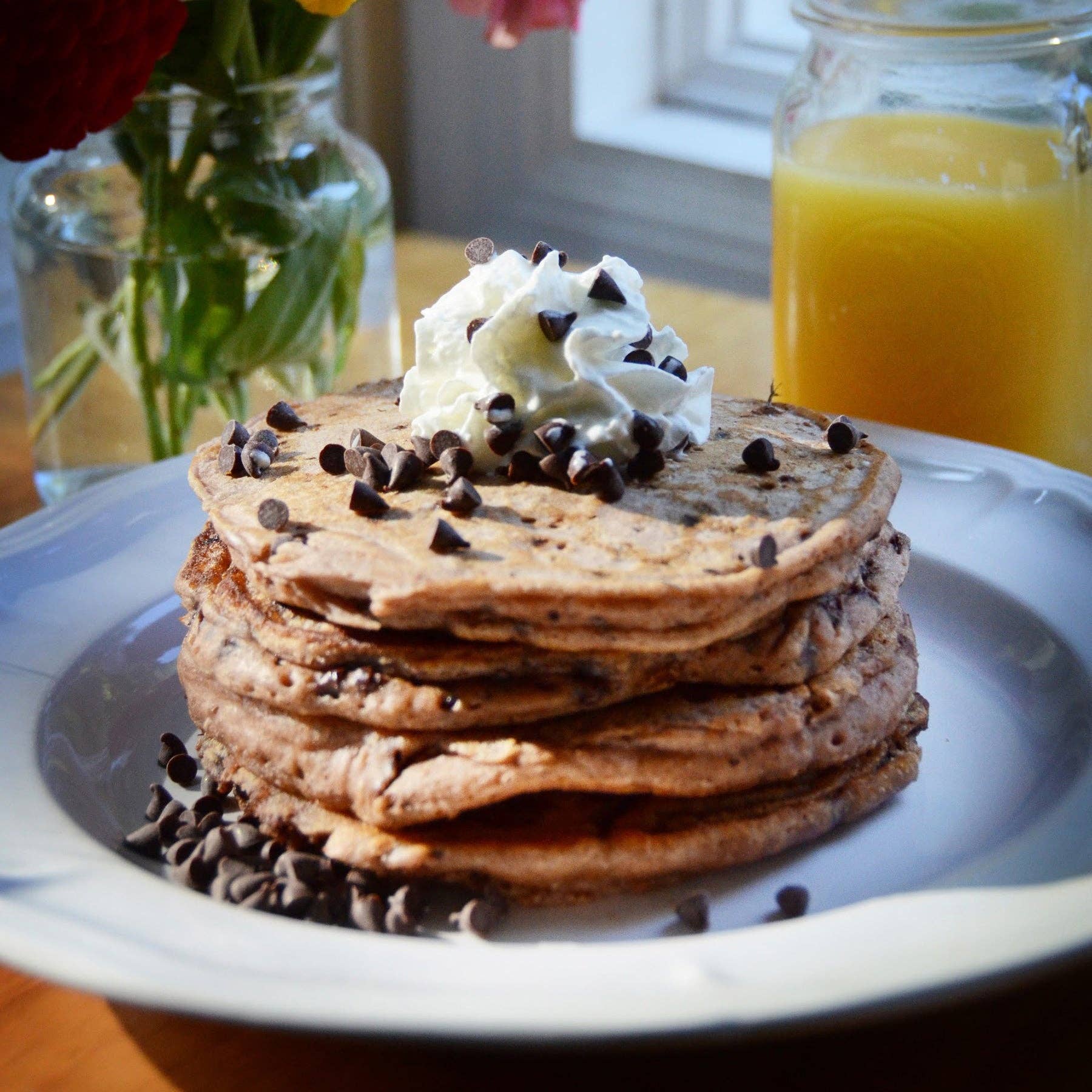 Griddle n' Grind Chocolate Chip Pancake and Waffle Mix