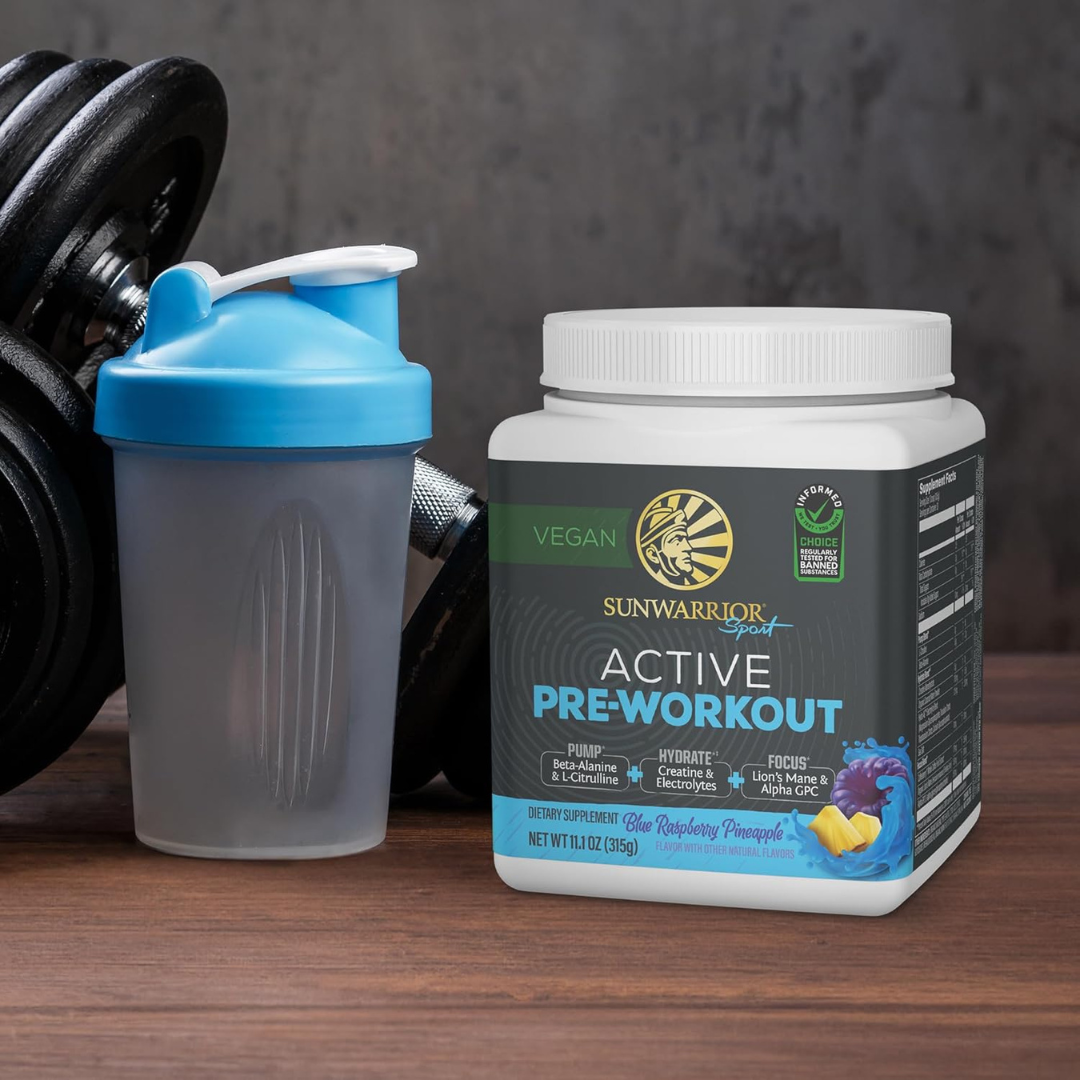 Blue Raspberry Pineapple Active Pre-Workout Drink Powder