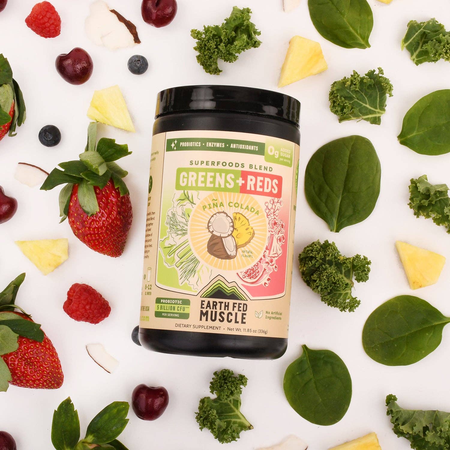 Greens + Reds Superfoods Blend Piña Colada (formerly known as The Greens Party)