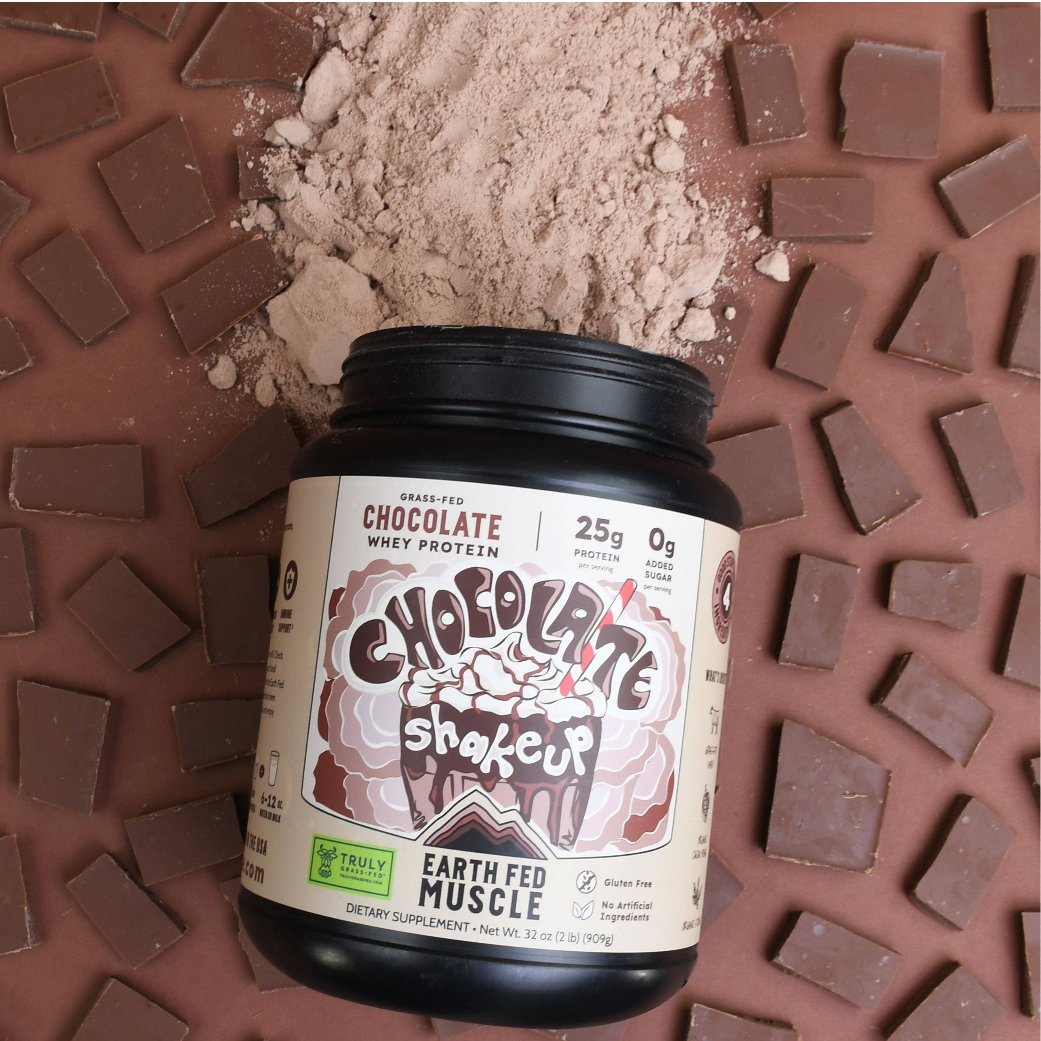 Chocolate Shakeup Chocolate Grass-Fed Whey Protein