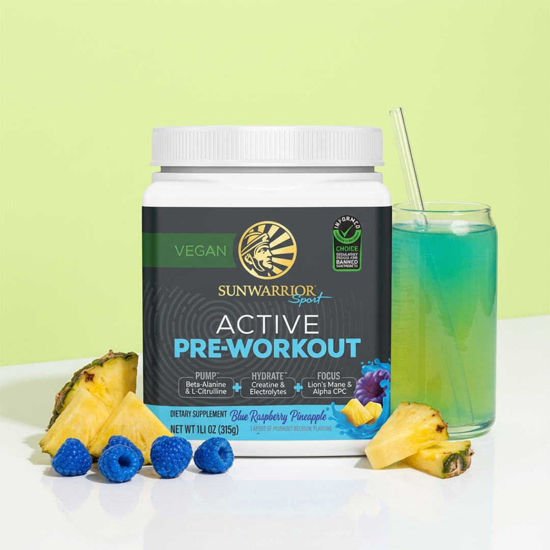 Blue Raspberry Pineapple Active Pre-Workout Drink Powder