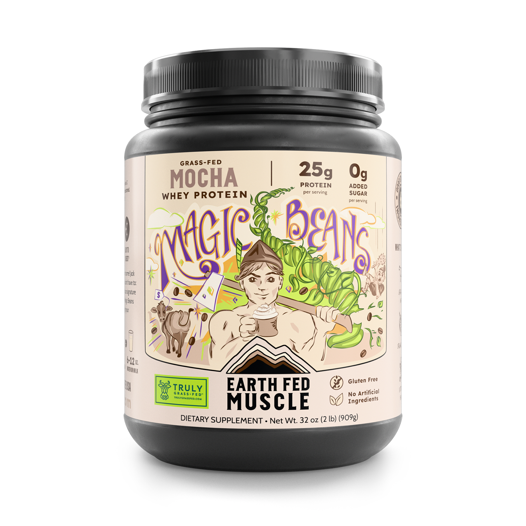 Magic Beans Mocha Grass-Fed Whey Protein