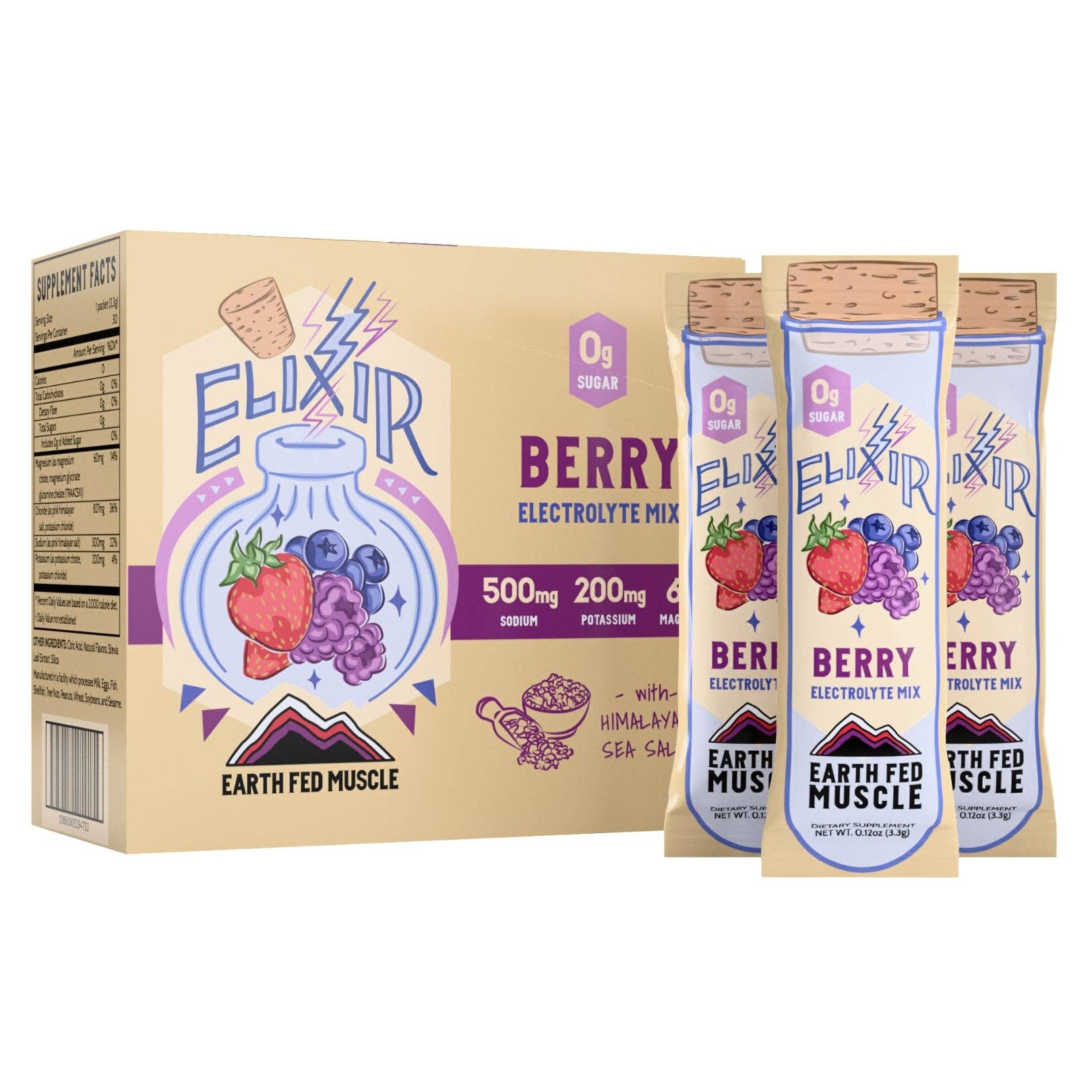 Elixir Electrolyte Mix Packets with Himalayan Sea Salt