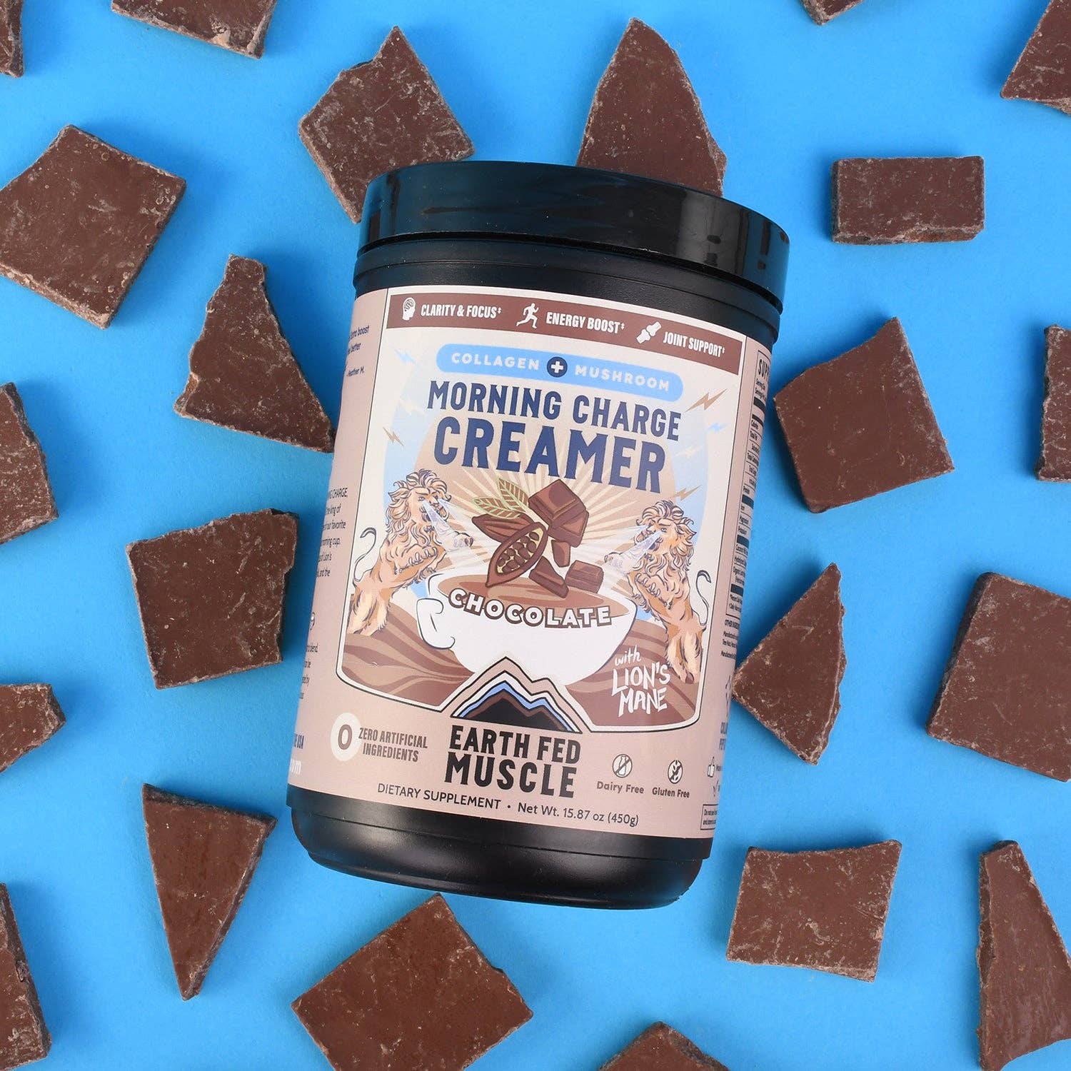 Morning Charge Chocolate Supernutrient Creamer with Lion’s Mane