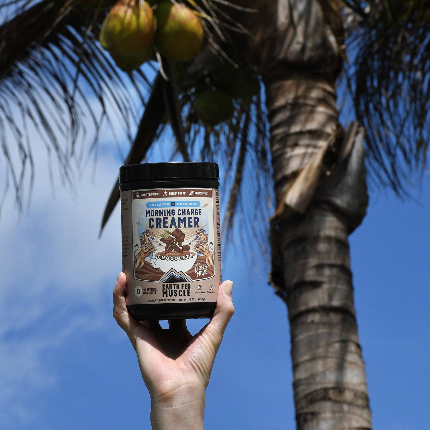 Morning Charge Chocolate Supernutrient Creamer with Lion’s Mane