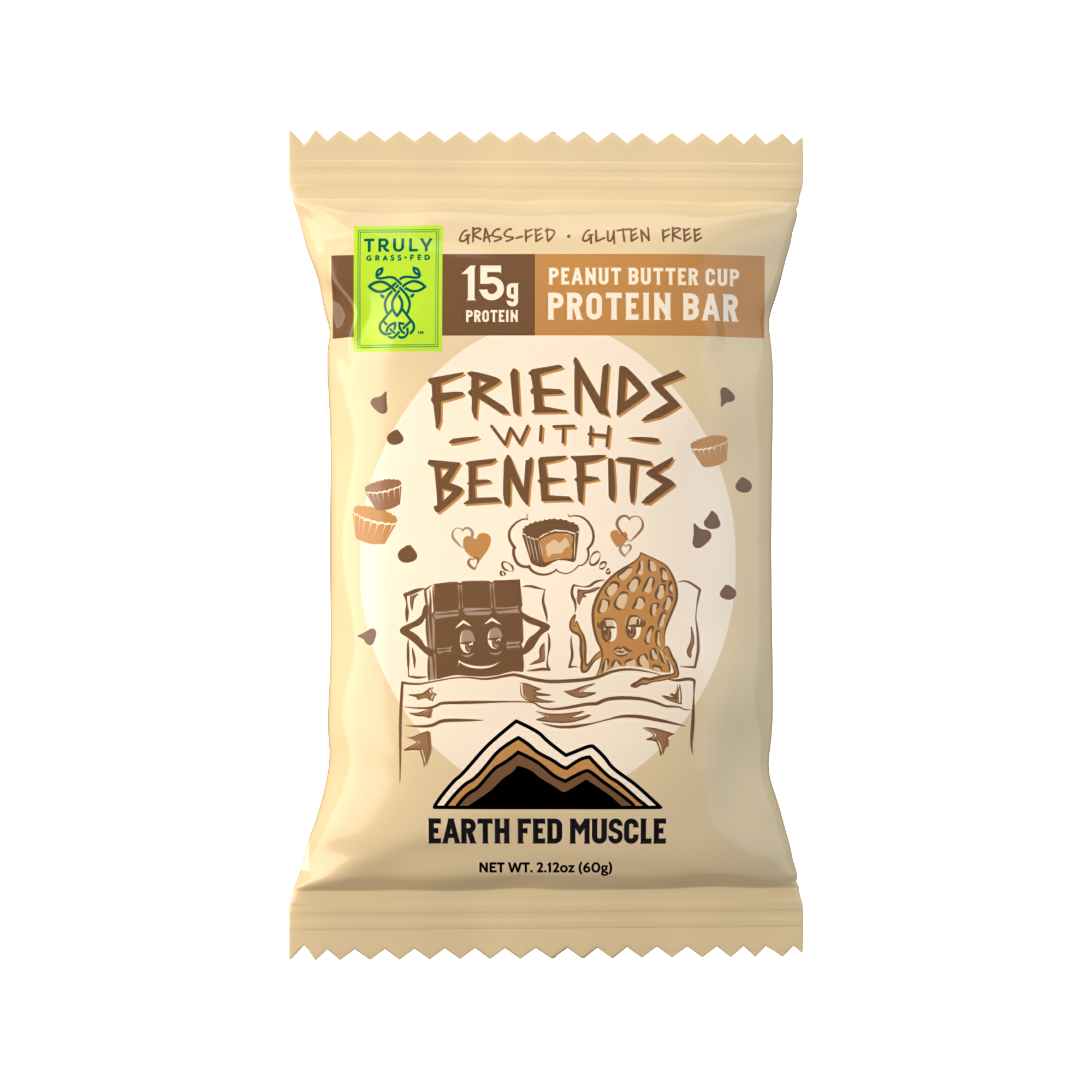 Chocolate Peanut Butter Grass-Fed Whey Protein Bars